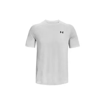 Under Armour Круглый вырез горловины влагоотводящая быстросохнущая футболка с коротким рукавом мужская серая 1377843-014 XXL