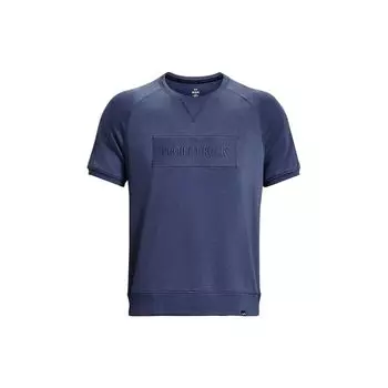 Under Armour Круглый вырез свитер короткий рукав фитнес рубашка мужские топы синий 1380177-480 L