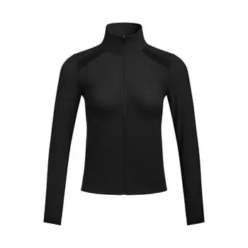 Under Armour Крутая сетчатая удобная универсальная простая модная однотонная куртка Женская куртка Черная 6007554-001 S