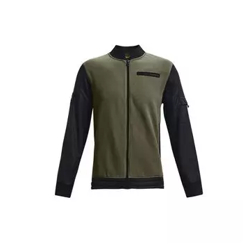 Under Armour Куртка ColdGear® Infrared Utility Flight Training с логотипом Color Block, мужская, зеленая 1366198-001 M