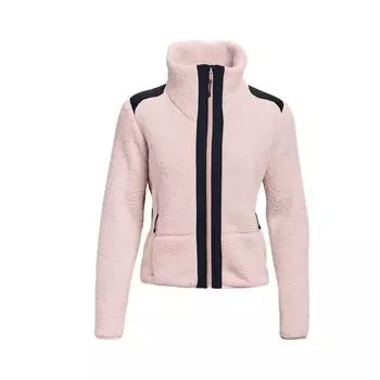 Under Armour Куртка Legacy Sherpa Fleece Linen Jacket Женская куртка розового цвета 1357479-643 XS