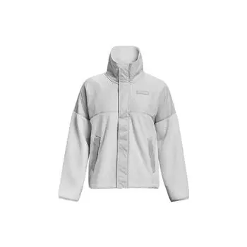 Under Armour Куртка Mission Solid Logo с воротником-молнией, женские куртки, белая 1366051-014 XS