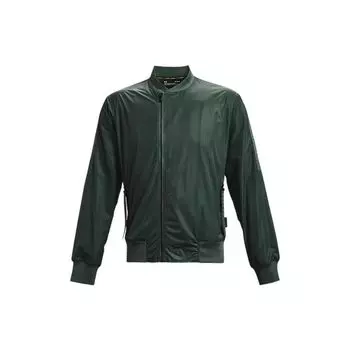 Under Armour Куртка мужская баскетбольная однотонная, спортивная, мужская, зеленая, 1366632-332 S