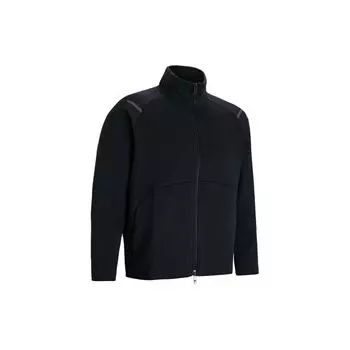 Under Armour Куртка мужская из флиса с длинным рукавом и воротником-стойкой, с логотипом, черная 1383043-001 L