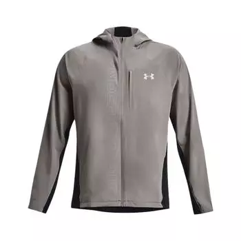 Under Armour Куртка Qualifier OutRun Повседневная Простая Удобная Универсальная Мужская Куртка Серая 1350173-066 3XL