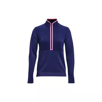 Under Armour Куртка с длинным рукавом и высоким воротом на полумолнии, женская куртка синего цвета 1373636-456 XS