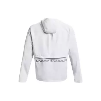 Under Armour Куртка с капюшоном и принтом Storm Letter Running, мужские куртки, белая 1376795-100 XL