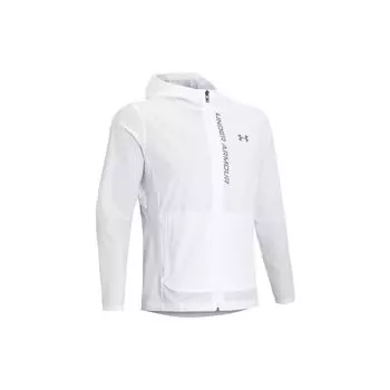 Under Armour Серия защиты от солнца Куртка с капюшоном с вышитым логотипом Мужские куртки Белый 1376794-100 L