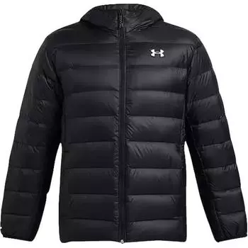 Under Armour Куртка с капюшоном на молнии с логотипом и принтом, мужская, черная 1385837-001 M