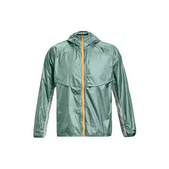 Куртка Under Armour Ua Storm Impasse Trail, цветная приталенная куртка с капюшоном, мужская куртка, зеленая 1369205-177 XXL