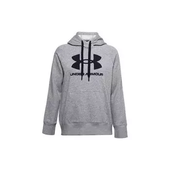 Under Armour Large Logo Print Training Hoodie Женские топы Серый 1356318-035 XS
