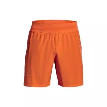 Under Armour Launch Elite Solid High-Waisted Running Casual Shorts Men Shorts Orange 1376508-816 M