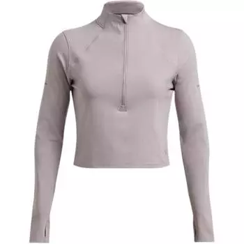 Under Armour Launch Elite Zip Удобный мягкий пуловер с длинным рукавом Футболка для женщин Серый 1386338-015 XL