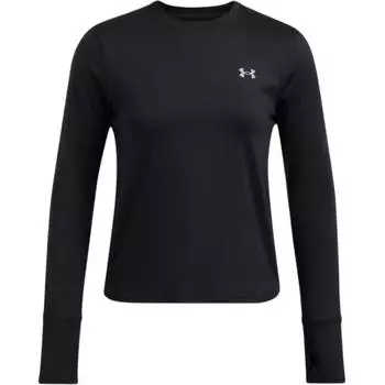 Under Armour Launch Pro Удобная универсальная футболка с круглым вырезом и длинным рукавом, женская футболка, черная 1386339-001 XL