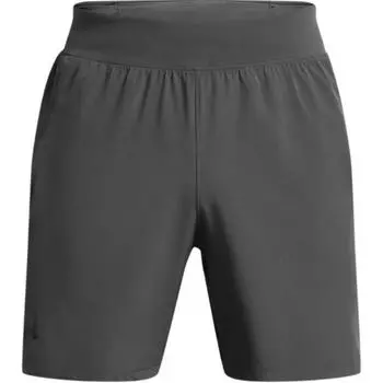 Under Armour Launch Running Breathable Three-Quarter Casual Shorts Men shorts Rhino-Gray 1376508-026 XL