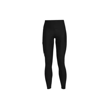 Under Armour Леггинсы HeatGear Solid Logo Print с высокой талией, компрессионные, для тренировок, женские леггинсы, черные 1365336-001 M