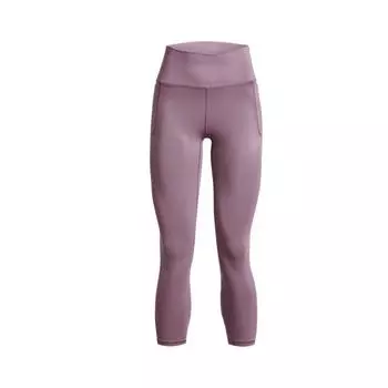 Under Armour Леггинсы женские Meridian Solid с высокой талией для тренировок, фиолетовые 1382525-500 S