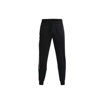 Under Armour Letter Logo Однотонные повседневные брюки Мужские брюки Черные 1370351-001 M
