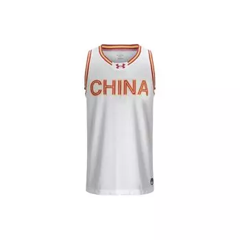 Under Armour Letter Print Casual Crew Neck Sports Tank Top Men tank tops White 1383397-100 S