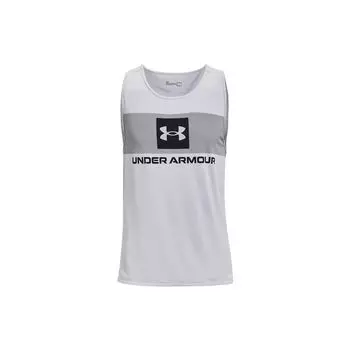 Under Armour Letter Print Spliced Casual Sports Vest Men Vests Gray 1361713-011 XL