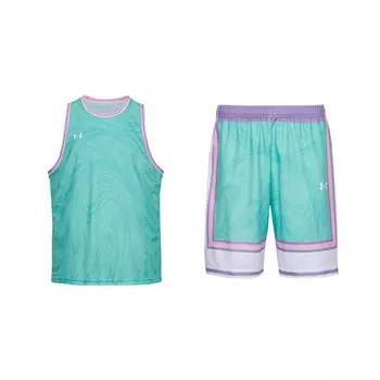 Under Armour Lightweight Comfortable Breathable Basketball Vest Men tops 25500128-361+25500228-361 M