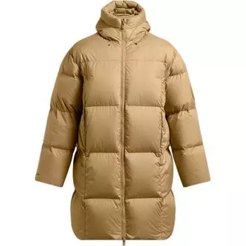 Under Armour Limitless Mid-Length Zipper Fashion Solid Color Warm Down Coat Men Coats Camel-Brown 1384644-263 L