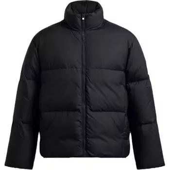 Under Armour Limitless Soft Stylish Long Sleeve Water Resistant Warm Down Jacket Men outerwear Black 1384643-001 S