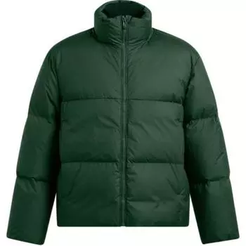 Under Armour Limitless Solid Color Zip Collar Warm Bread Down Jacket Men Jacket Forest-Green 1384643-301 S