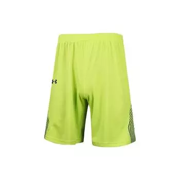 Under Armour Line Print Logo Basketball Sports Knit Shorts Men shorts Light-Green 22500202-394 M