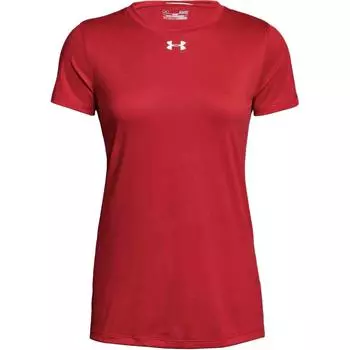 Under Armour Locker 2.0 Tech Round Neck Fashion Versatile Short Sleeve T-Shirt Women Tops 1305510-600 XS