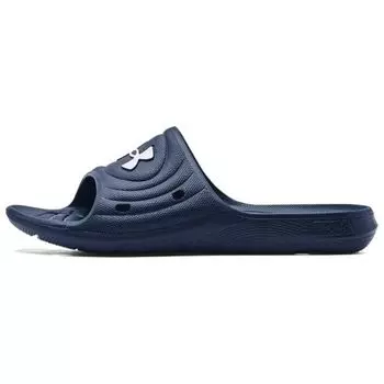 Under Armour Locker 4 Navy White Men Sneakers Blue 3023758-401 44