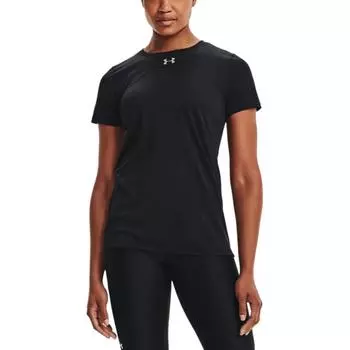 Under Armour Locker Tech Loose Lightweight Fashionable Versatile Short Sleeve Regular T-Shirt Women Tops 1305510-001 XS