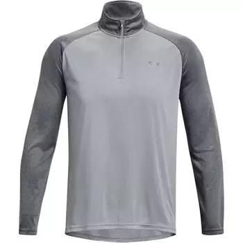 Under Armour Logo American Vintage Print High Neck Long Sleeve Sweatshirt Men sweatshirt Gray 1375435-036 XL