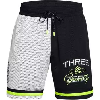 Under Armour Logo Letter Splicing Lace-Up Straight Sports Shorts Men shorts Black 1388025-001 XL