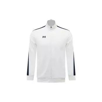 Under Armour Logo Print Color-Block Трикотажная спортивная куртка Мужская Верхняя одежда Белый 21500440-100 XXL