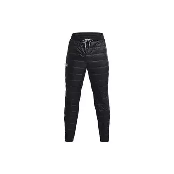 Under Armour Повседневные брюки с манжетами и логотипом, мужские, черные 1368676-001 XXL