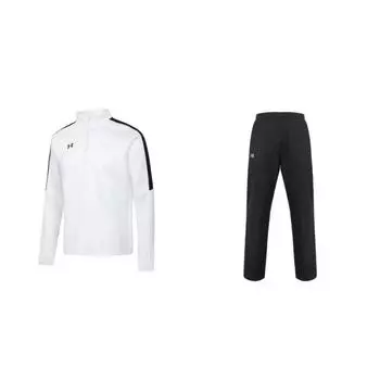 Under Armour Logo Print Long Sleeve Straight Leg Pants Casual Sports Suit Unisex suit 21500737-001+22600301-100 XXL