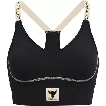 Under Armour Logo Print Sports Bra Women Underwear Black 1373590-001 XS