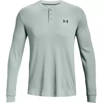 Under Armour Logo Pullover Long Sleeve T-Shirt Men Tops Green 1302356-781 XXXL