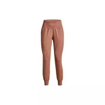 Under Armour Logo Solid Color Training Slim Fit Pants Women pants Brown 1371021-270 M