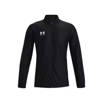 Under Armour Логотип Стойка Воротник Молния Длинный Рукав Куртка Мужская Куртка Черная 1365412-001 XXL