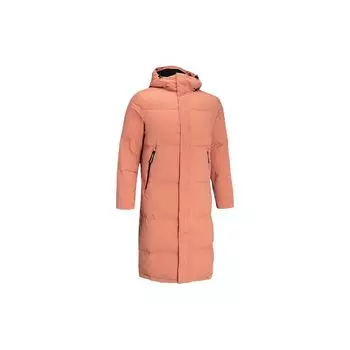 Under Armour Long Bench Sports Training Long Hooded Down Jacket Winter Couple Men Outerwear Rose-Red 1364591-661 L