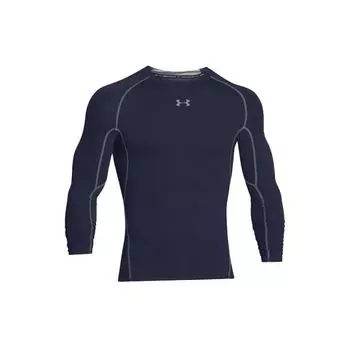 Under Armour Long Sleeve Training Slim Fit Ultra Light Sports Fitness Shirt Men tops Dark-Blue 1257471-410 S