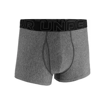 Under Armour Low Rise Letter Print Slim Fit Boxer Briefs Men underwear Gray 1387413-025 XXL