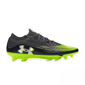 Under Armour Magnetico Elite 4 FG черные лаймово-зеленые мужские кроссовки антрацитово-белый 3027700-001 45