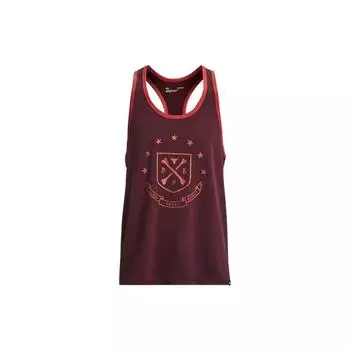 Under Armour Майка без рукавов Project Rock Letter Logo Print Training свободного кроя с круглым вырезом для мужчин, коричневые 1380109-600 XL