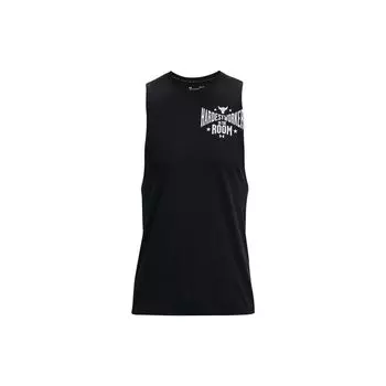 Under Armour Майка для тренировок Project Rock, мужские топы, черные 1370481-001 L