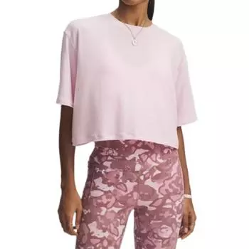 Under Armour Meridian Casual Fashion Simple Versatile Short Sleeve Drop Shoulder T-Shirt Women Tops 6000860-647 XL