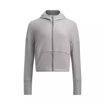 Under Armour Meridian Cold Weather Knitted Sports Warm Comfortable Jacket Women Jacket Fatty-Carp-Gray 1389527-015 S