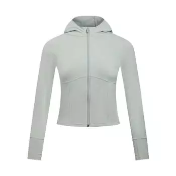 Under Armour Meridian Comfortable Fashionable Simple Versatile Hooded Jacket Women jackets Hydrogen-Green 1386618-377 S